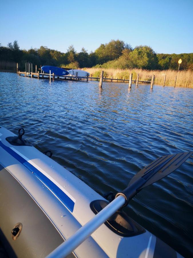 FeWo in Bosau am Plöner See mit eigenem Bootssteg App 12 Exterior foto