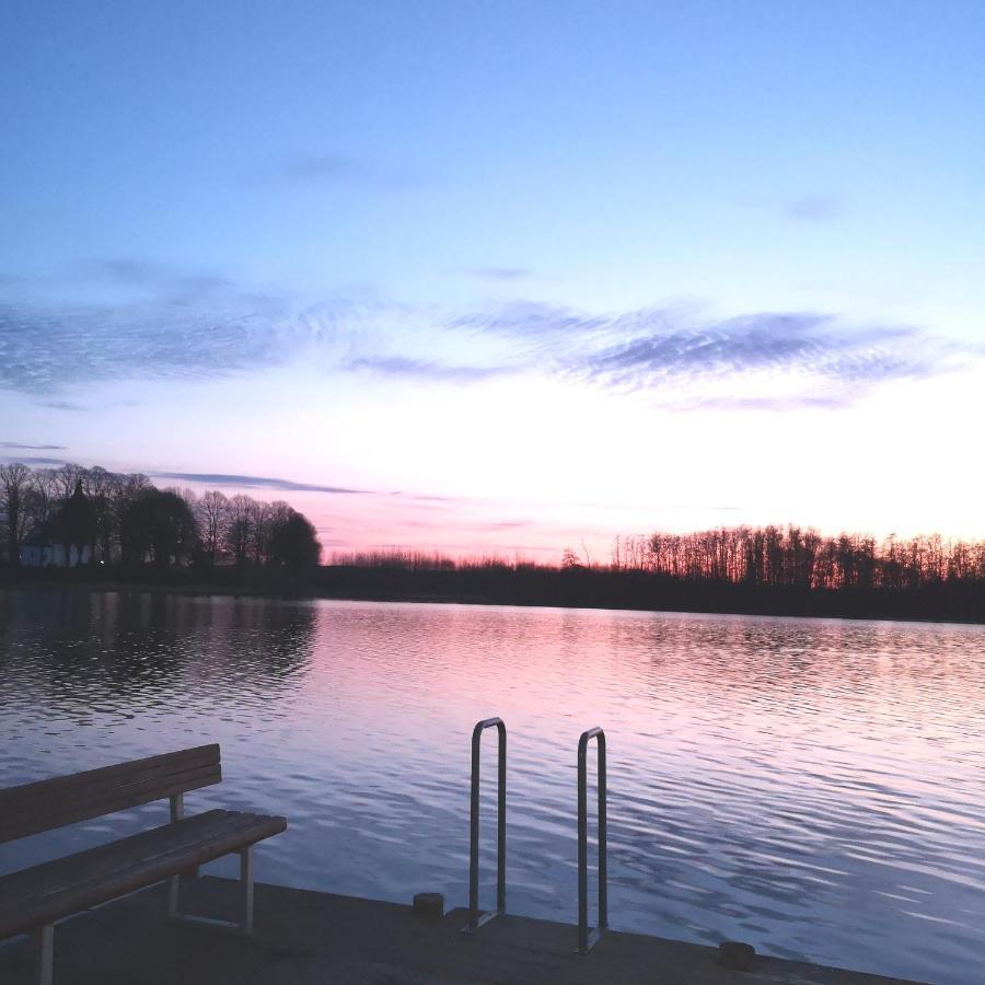 FeWo in Bosau am Plöner See mit eigenem Bootssteg App 12 Exterior foto